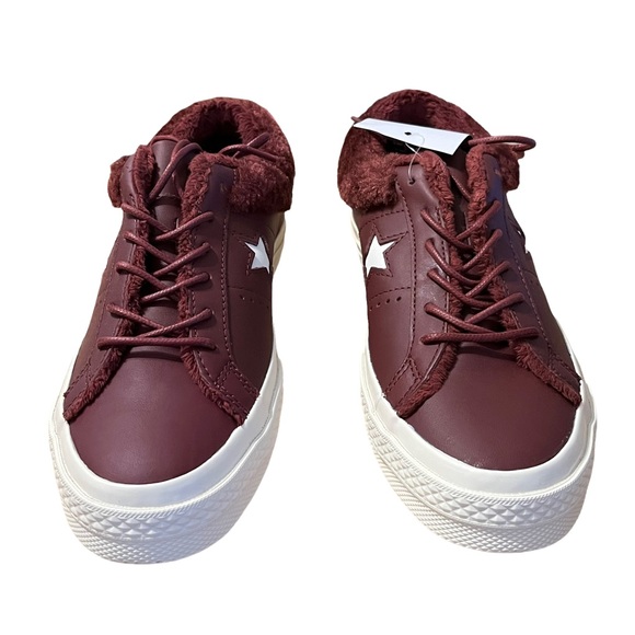 Converse One Star Ox Fuzzy Sneakers - Picture 3 of 10